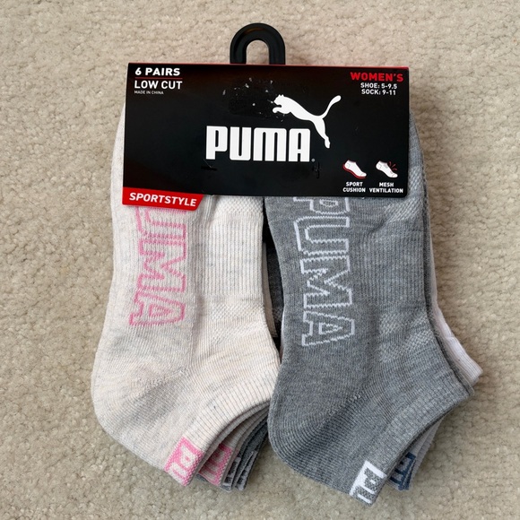 Puma Accessories - Ladies PUMA Low Cut Socks
